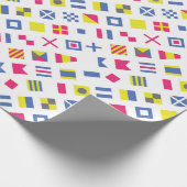 Internationale vlaggencode Cadeauverpakking Cadeaupapier (Hoek)