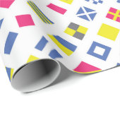 Internationale vlaggencode Cadeauverpakking Cadeaupapier (Rol Hoek)