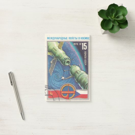 Internationale vluchten Interkosmos Post-it® Notes (Kantoor)