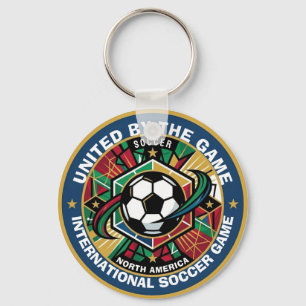 Internationale Voetbal Noord-Amerika Fan Sleutelhanger