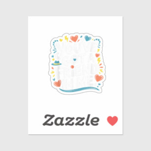 Internationale Vriendschapsdag Je hebt een vriend  Sticker