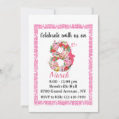 Internationale Vrouwendag 08 2024 Uitnodiging (Voorkant)