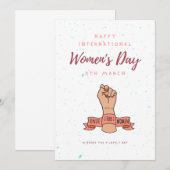 Internationale Vrouwendag 08 Kaart (Voorkant / Achterkant)