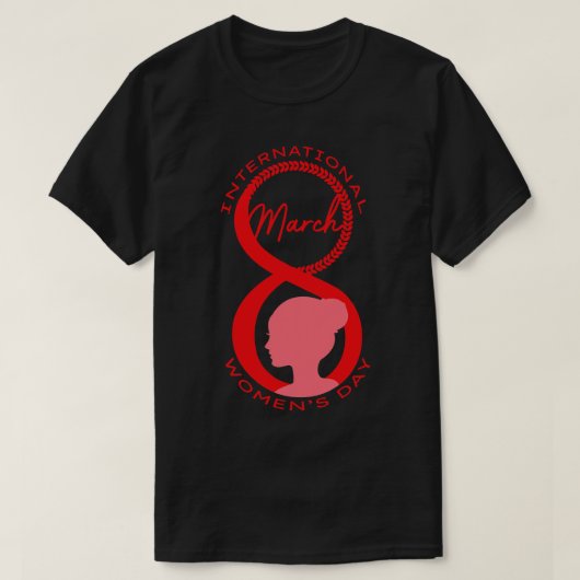 Internationale Vrouwendag 2021 Cadeau voor Vrouwen T-shirt (Design voorkant)