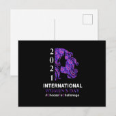 Internationale Vrouwendag 2021 Kies voor de uitdag Briefkaart (Voorkant / Achterkant)