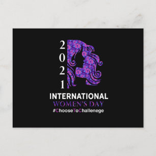 Internationale Vrouwendag 2021 Kies voor de uitdag Briefkaart