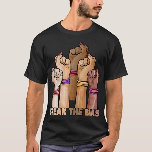 Internationale Vrouwendag 2022 Gendergelijkheid Br T-shirt (Voorkant)