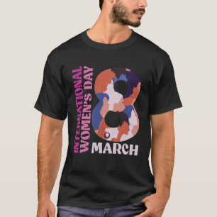 Internationale Vrouwendag 2023 Embrace Equity 8 Ma T-shirt