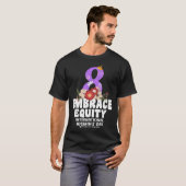 Internationale Vrouwendag 2023 Embrace Equity 8 mr T-shirt (Voorkant volledig)