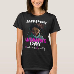 Internationale Vrouwendag 2023 Embrace Equity 8 mr T-shirt