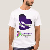 Internationale Vrouwendag 2023 "Embrace Equity" T-shirt (Voorkant)