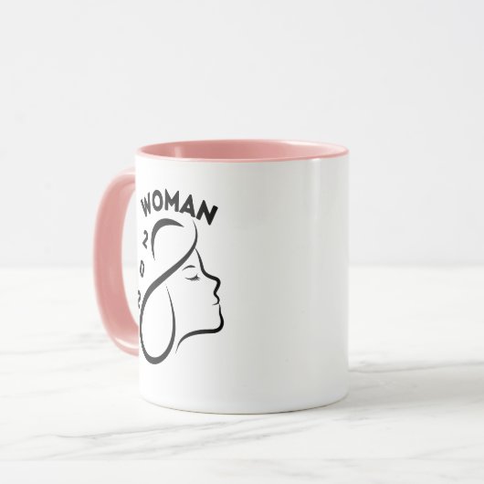 Internationale Vrouwendag 2024 Mok (Voorkant links)