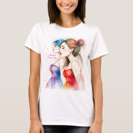 Internationale Vrouwendag 2025 8 maart T-shirt