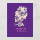 Internationale Vrouwendag 2025: Feminini vieren Briefkaart (Voorkant)