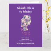 Internationale Vrouwendag 2025: Femininit vieren Kaart (Gele Bloem)