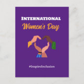 Internationale Vrouwendag 2025 inclusie feminist Briefkaart (Voorkant)