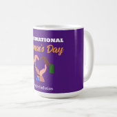 Internationale Vrouwendag 2025 inclusie feminist Koffiemok (Voorkant rechts)