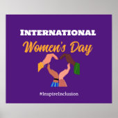 Internationale Vrouwendag 2025 inclusie feminist Poster (Voorkant)