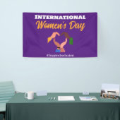 Internationale Vrouwendag 2025 inclusie feminist Spandoek (Beurs)