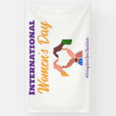 Internationale Vrouwendag 2025 inclusie feministis Spandoek (Verticaal)