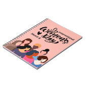 Internationale Vrouwendag 2025 Notitieboek (Linkerzijde)