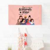 Internationale Vrouwendag 2025 Spandoek (Insitu)