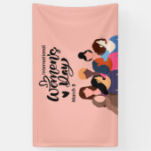 Internationale Vrouwendag 2025 Spandoek (Verticaal)