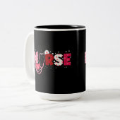 Internationale Vrouwendag 2025 versnelt actie F Tweekleurige Koffiemok (Voorkant links)