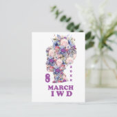 Internationale Vrouwendag 2025 vieren Briefkaart (Staand voorkant)