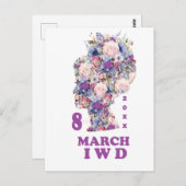 Internationale Vrouwendag 2025 vieren Briefkaart (Voorkant / Achterkant)