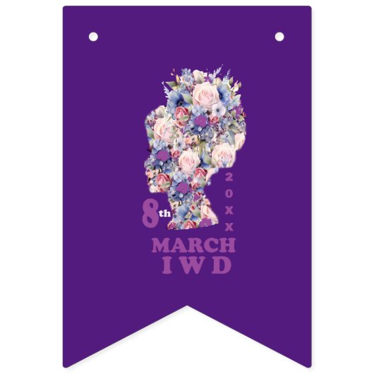 Internationale Vrouwendag 2025 Vlaggetjes (Derde vlag)