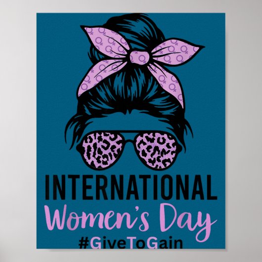 Internationale vrouwendag 2026 8 maart iwd geef aa poster (Voorkant)