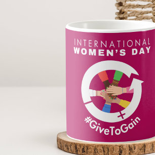 Internationale Vrouwendag 2026 Geef Om Te Krijgen Koffiemok