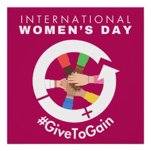 Internationale Vrouwendag 2026 Geef Om Te Krijgen Perfect Poster