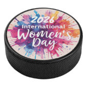 Internationale Vrouwendag 2026 Hockey Puck (3/4)