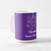 Internationale Vrouwendag 2026 Koffiemok (Voorkant links)