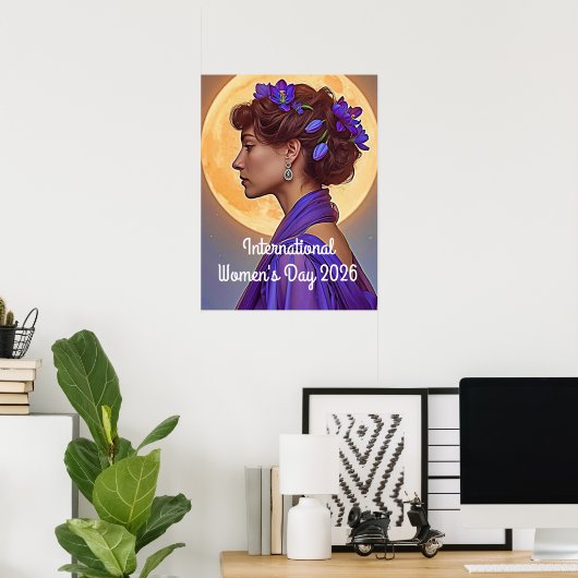 Internationale Vrouwendag 2026 Poster (Thuiskantoor)