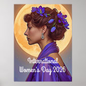Internationale Vrouwendag 2026 Poster (Voorkant)