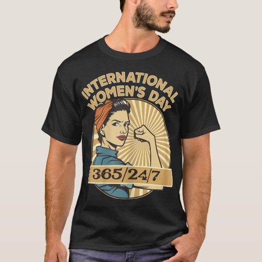 Internationale Vrouwendag 8 maart 2023 T-shirt (Voorkant)