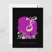 Internationale Vrouwendag 8 maart 2024 shirt Briefkaart (Voorkant / Achterkant)
