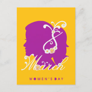 Internationale Vrouwendag 8 maart 2025 Briefkaart