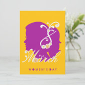 Internationale Vrouwendag 8 maart 2025 Kaart (Staand voorkant)