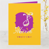 Internationale Vrouwendag 8 maart 2025 Kaart (Gele Bloem)