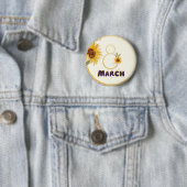 Internationale Vrouwendag 8 maart 2025 Ronde Button 5,7 Cm (In situ)