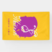 Internationale Vrouwendag 8 maart 2025 Spandoek (Horizontaal)