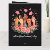 Internationale Vrouwendag 8 maart 2026 Bedankkaart (Achterkant)