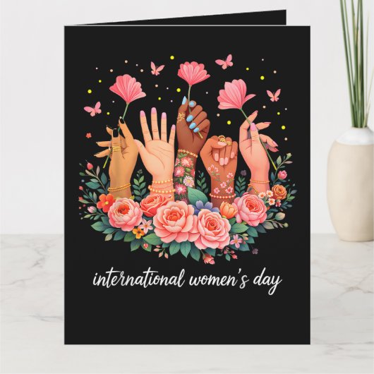 Internationale Vrouwendag 8 maart 2026 Bedankkaart (Voorkant)