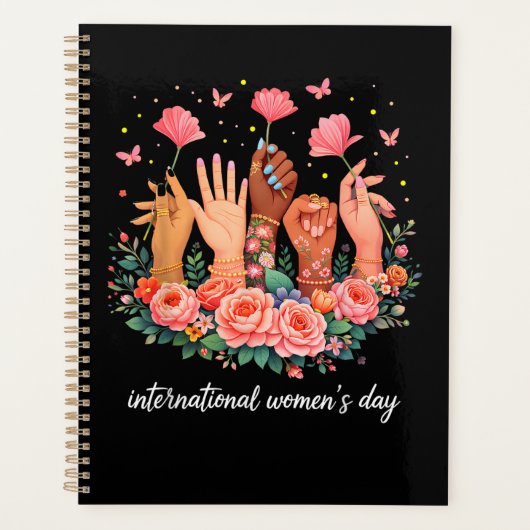 Internationale Vrouwendag 8 maart 2026 Planner (Voorkant)