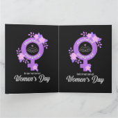 Internationale Vrouwendag 8 maart Bedankkaart (Binnen)