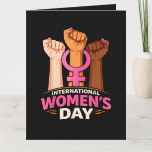 Internationale Vrouwendag 8 maart Bedankkaart